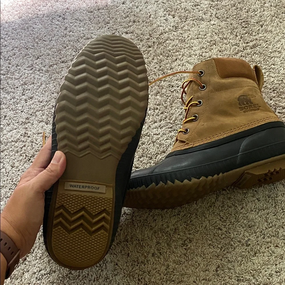 Mens Sorel Cheyenne Duck Boots size 12 - Picture 5 of 8